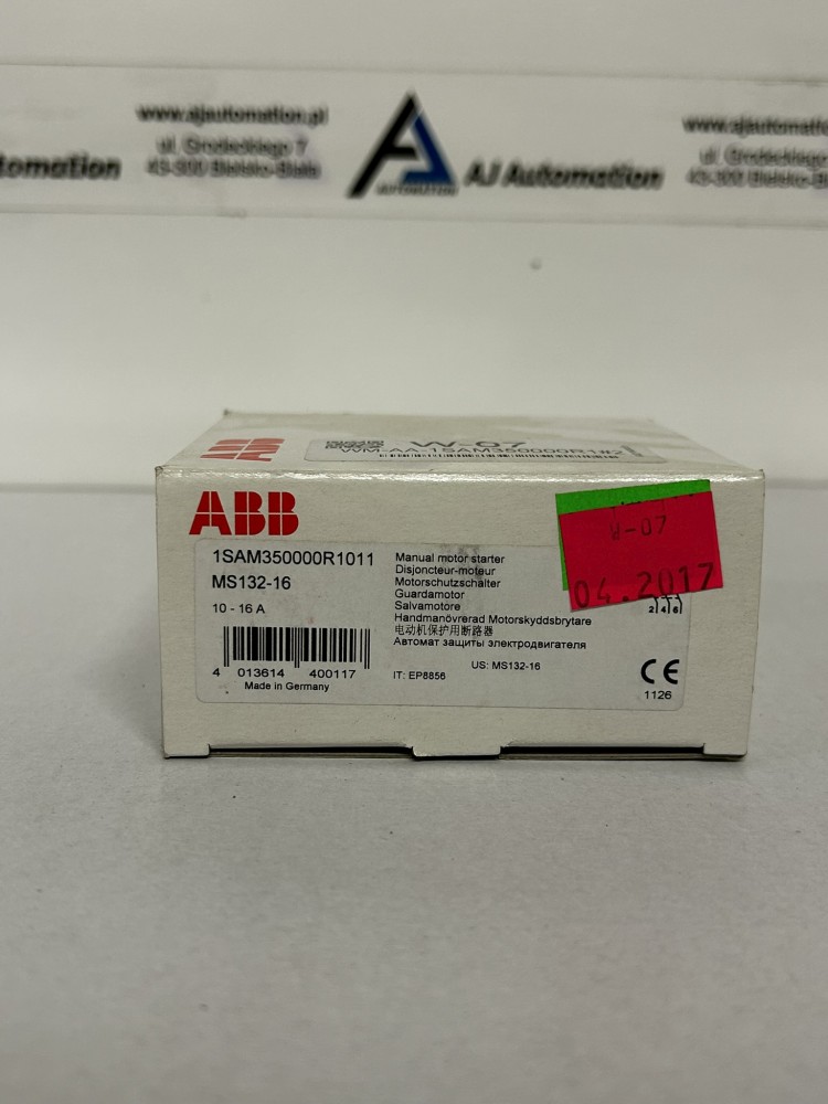 WYŁACZNIK SILNIKOWY MS132-16