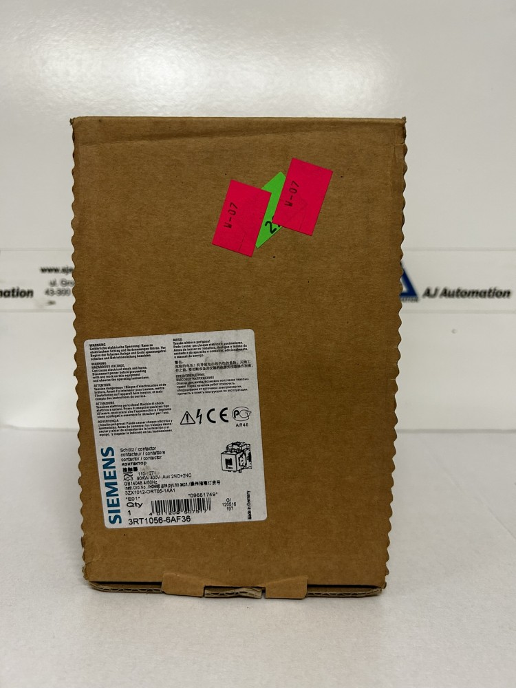 STYCZNIK, 90KW/400V/AC-3 AC/DC ZNAMION. NAP. STERUJĄCE UC 110-127V STYKI POM. 2NO+2NC 3-P, WLK. S6..