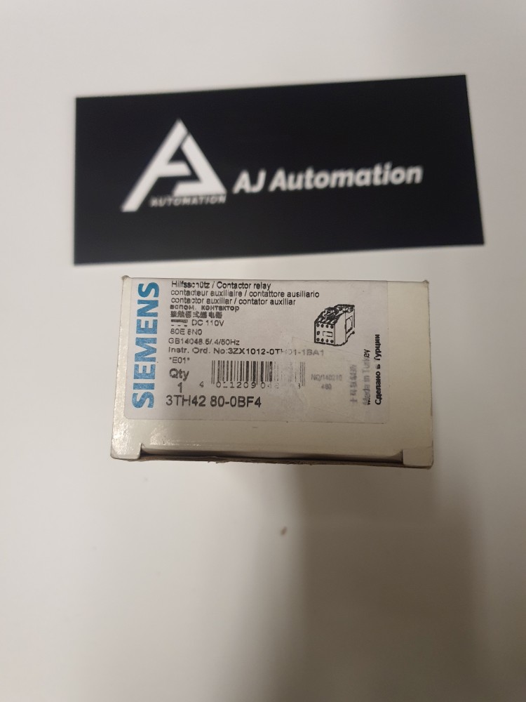 STYCZNIK POMOCNICZY 80E, 4KW/400V, CEWKA 110VDC, 8NO