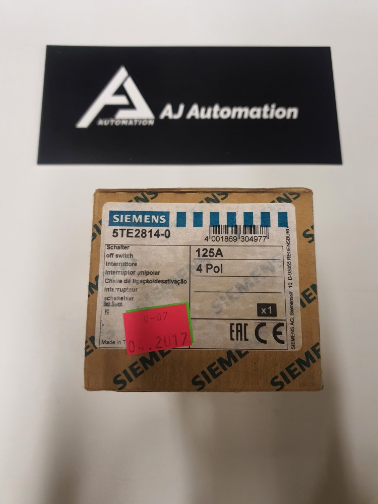 SWITCH 400 V 4-POLE 125 A, T=70 MM rozłącznik