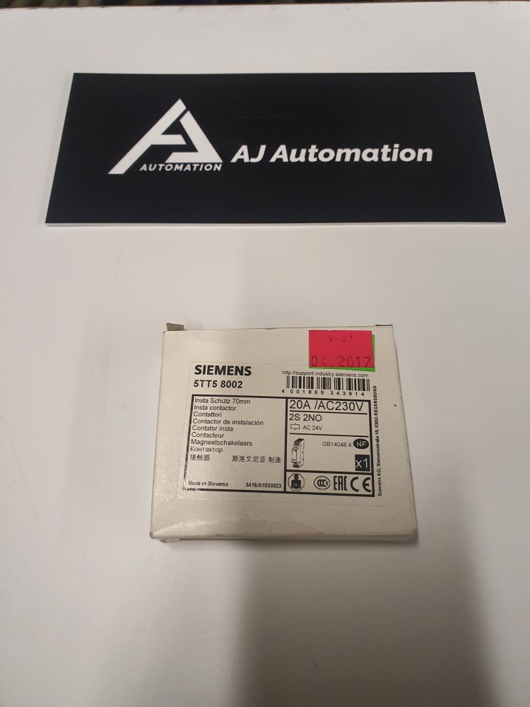 STYCZNIK INSTA, 1,3KW/400V, CEWKA 24V 50/60HZ, 2NO
