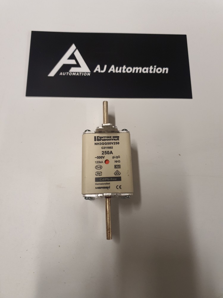 Bezpiecznik mocy, nożowy NH 3C 250A 500V GG