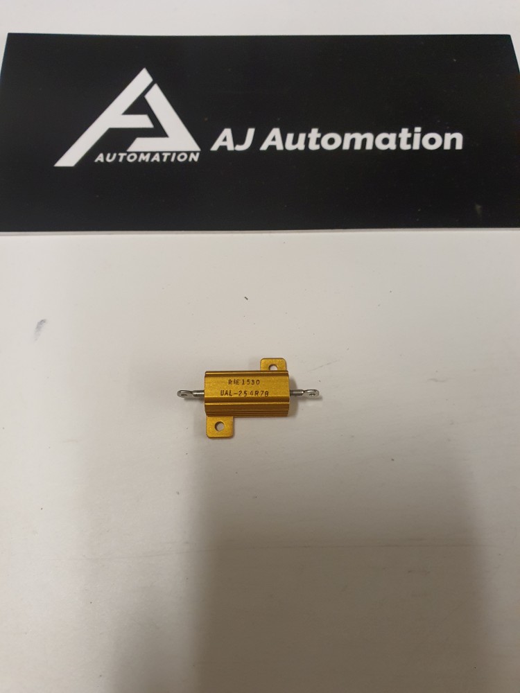 REZYSTOR 25W, 4.7 OHM, TOLERANCJA 0.1%, OBUDOWA ALUMINIOWA, TYP: UAL25 4R7 0.1%;POWERTRON